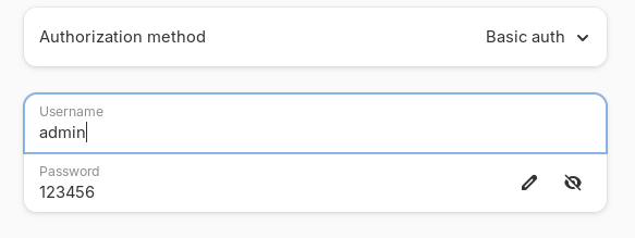 Basic auth
