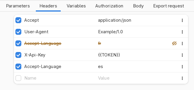 Duplicate headers show a remark